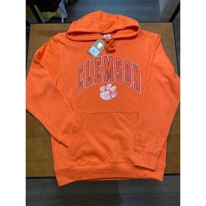 NWT Rivalry Threads Clemson Hoodie Mens M Orange NEW Tigers Pullover